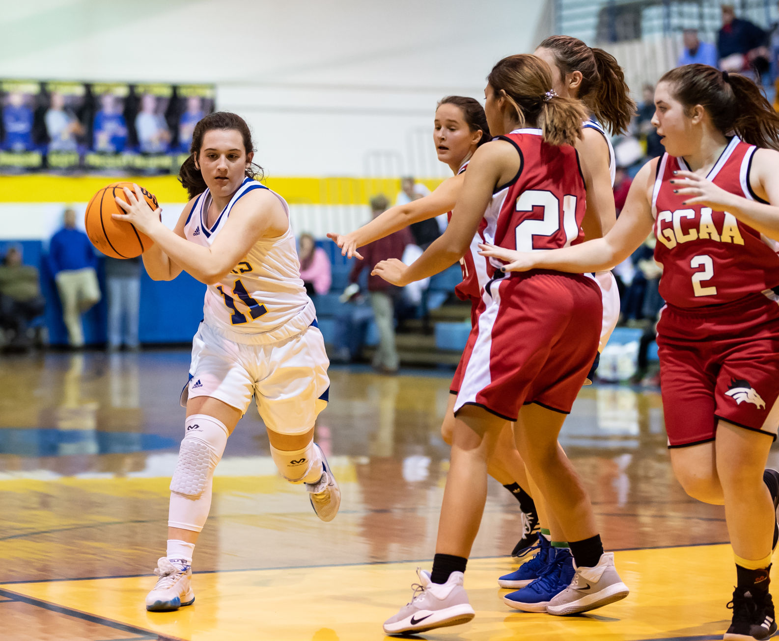 Friday night basketball action